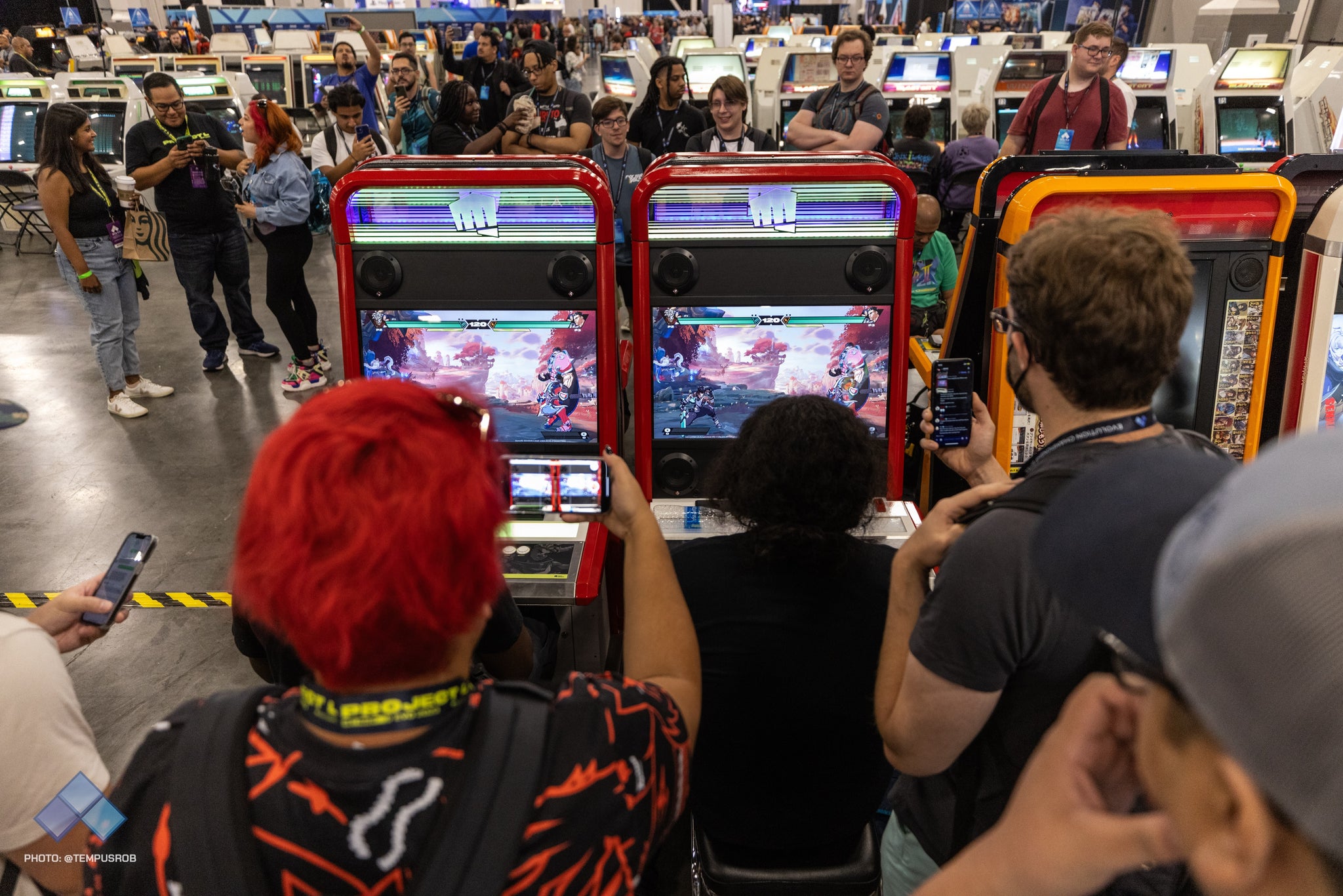 Project L arcade cabinet at Evo 2023. Source: https://twitter.com/EVO/status/1689379855761326080 - 4