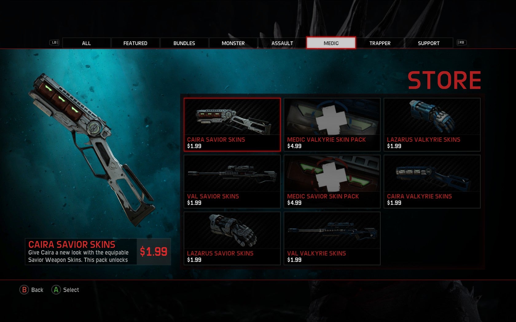 Evolve has a lot of paid skins on day one | VG247