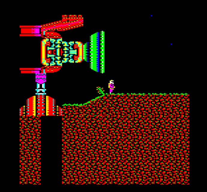 Exploring a sci-fi landscape in Exile