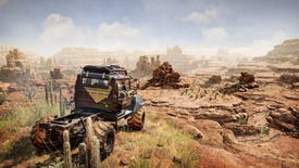 Riding dirty in an Expeditions: A MudRunner Game screenshot.