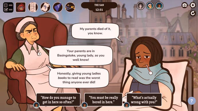 Matron tells a student that, “Honestly, giving young ladies books to read was the worst thing anyone ever did!” in Expelled!