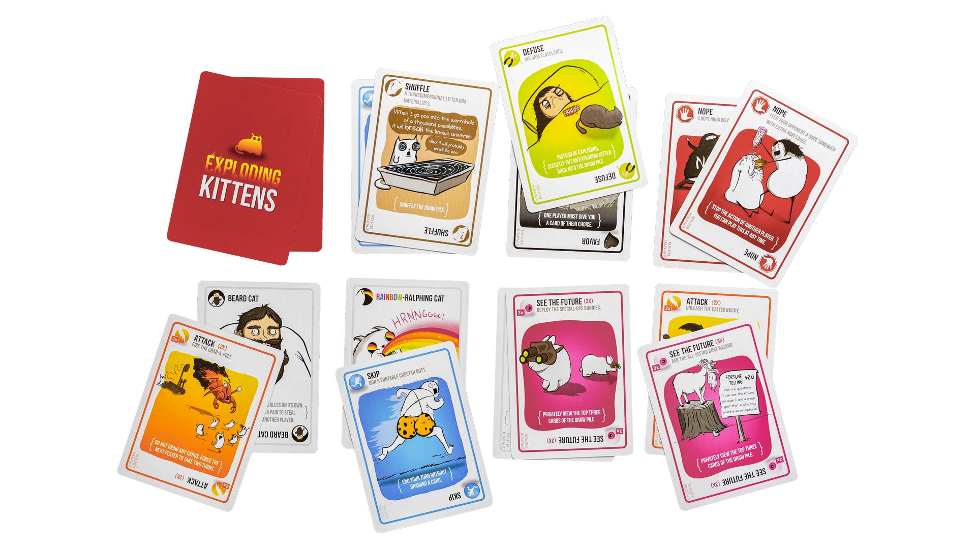 Exploding Kittens card game now has a two-player version | Dicebreaker