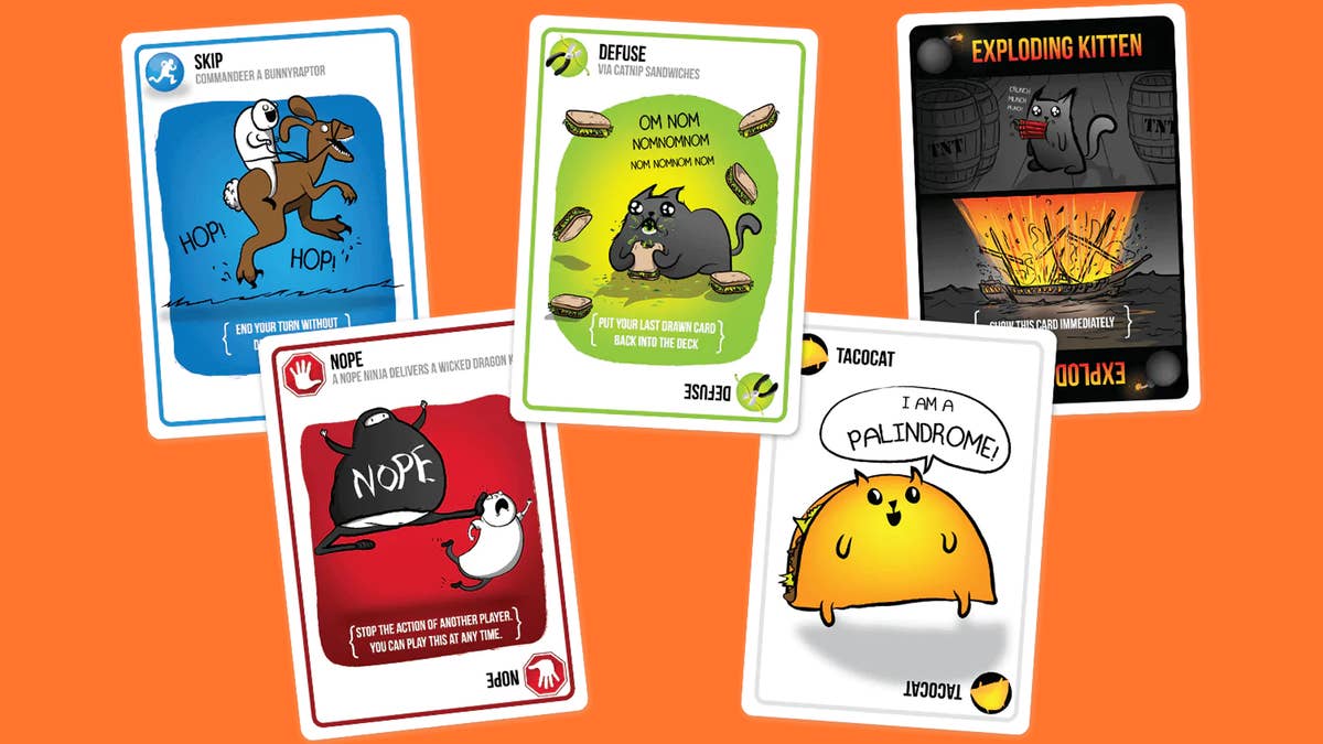 Exploding Kittens Game Exploding Kittens Party Pack Hilarious Card