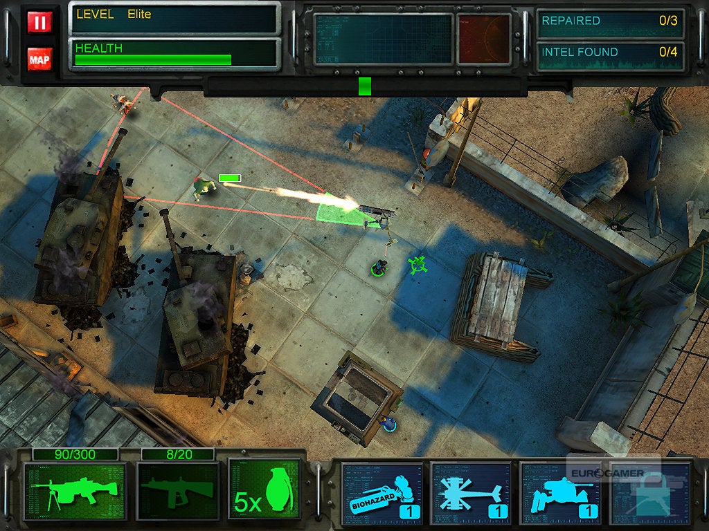 Cannon Fodder-like iOS game Extraction | Eurogamer.net