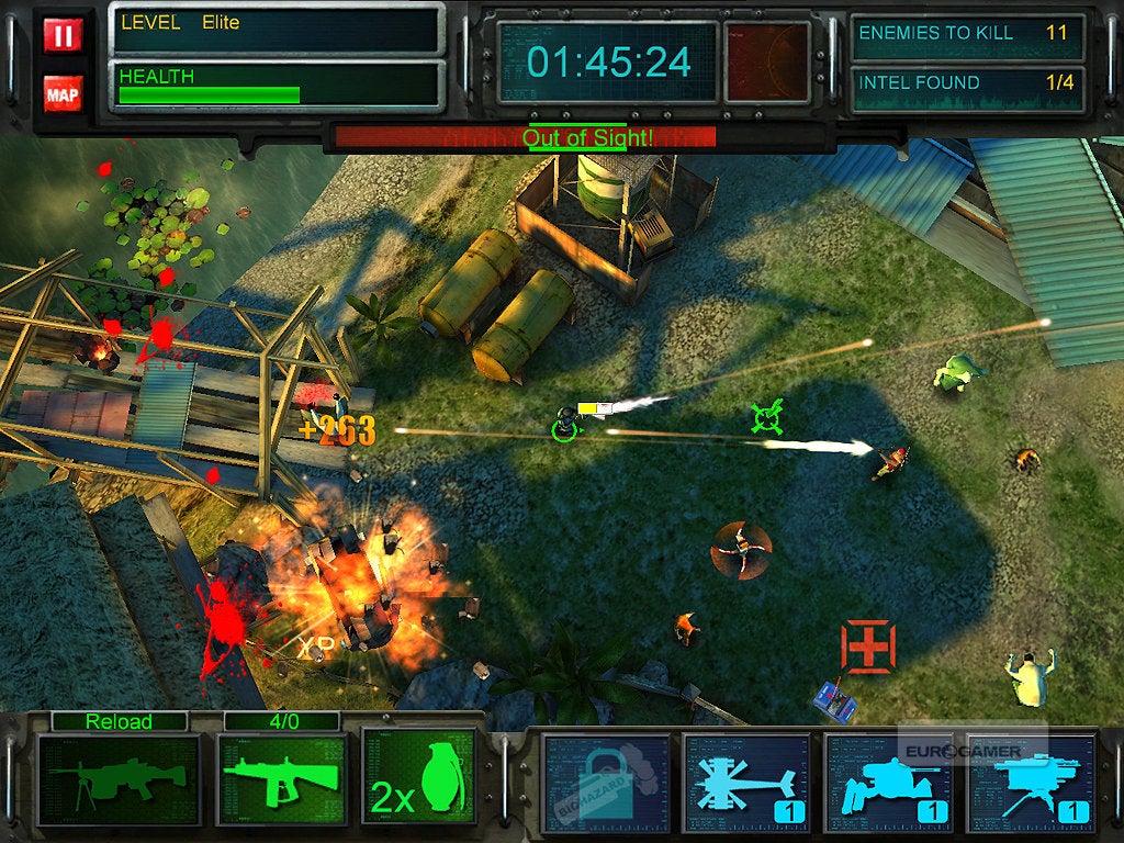 Cannon Fodder-like iOS game Extraction | Eurogamer.net
