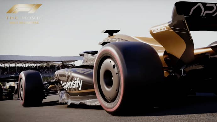 An APXGP car from F1 the movie successful F1 25.