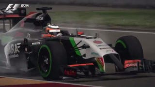 It's easy to mistake parts of this F1 2014 video for the real deal 