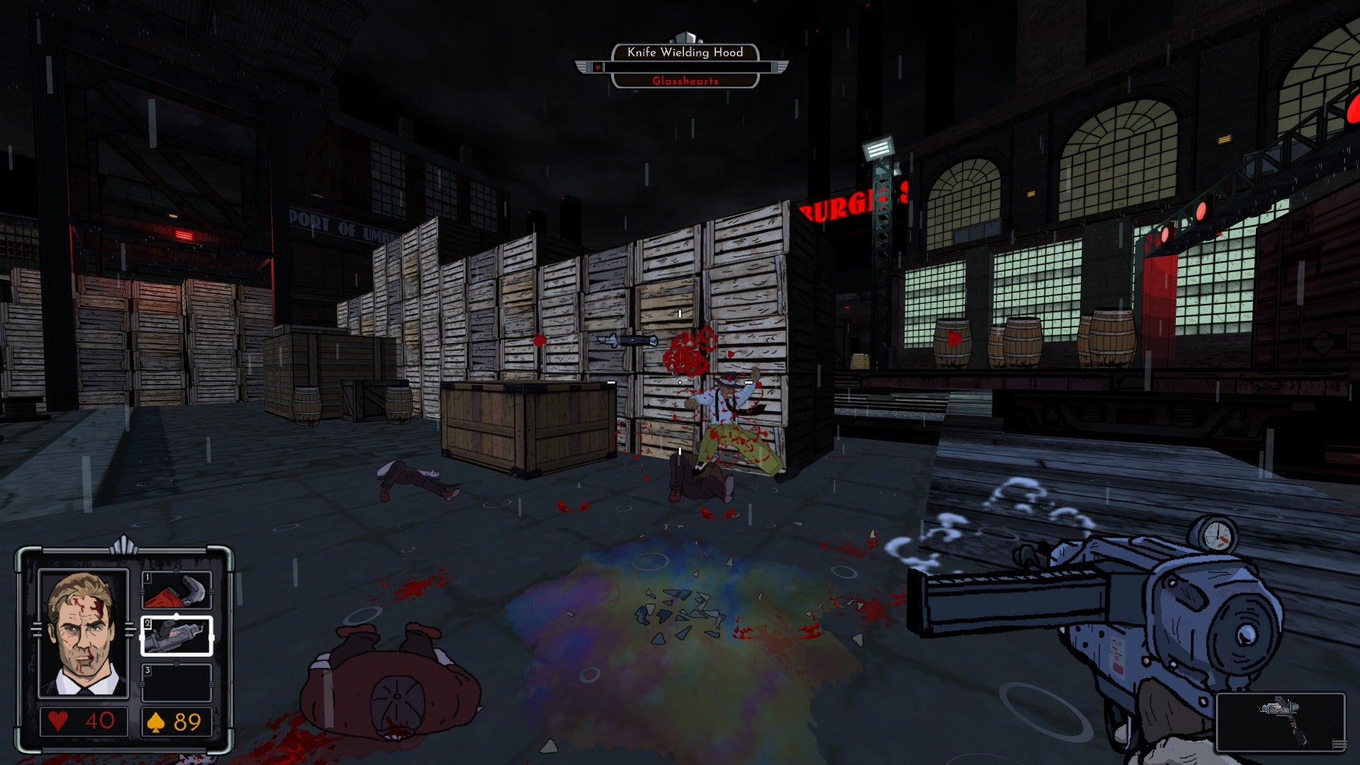 A needle gun does some serious damage in Fallen Aces - 5