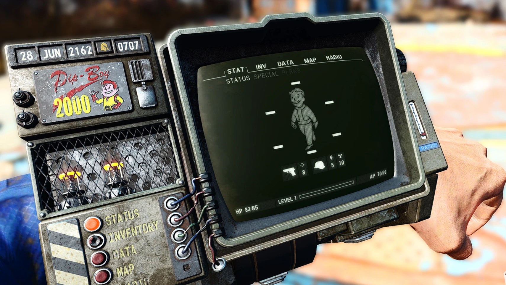 The Project Arroyo Pip-Boy 2000 in Fallout 4. - 1