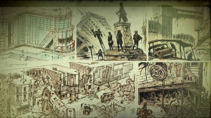 Some environment concept are for Fallout 3.