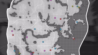 Fallout 4 - Mapa: Bazy wojskowe, posterunki, tereny radioaktywne, wieże radiowe i Salem