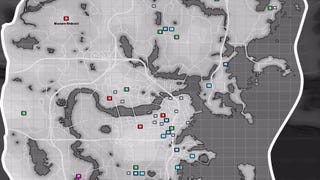 Fallout 4 - Mapa: Budynki rządowe, szpitale, szkoła, metro