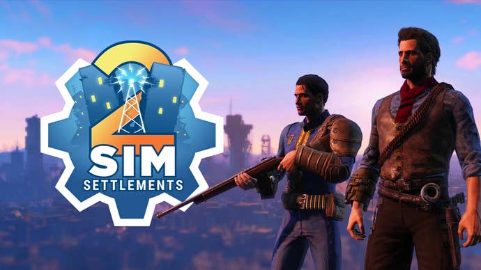 Fallout 4 mod Sim Settlements 2's key art.