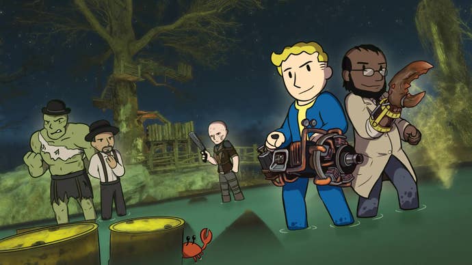 The cardinal creation for Fallout 4 mod Shady Motives.