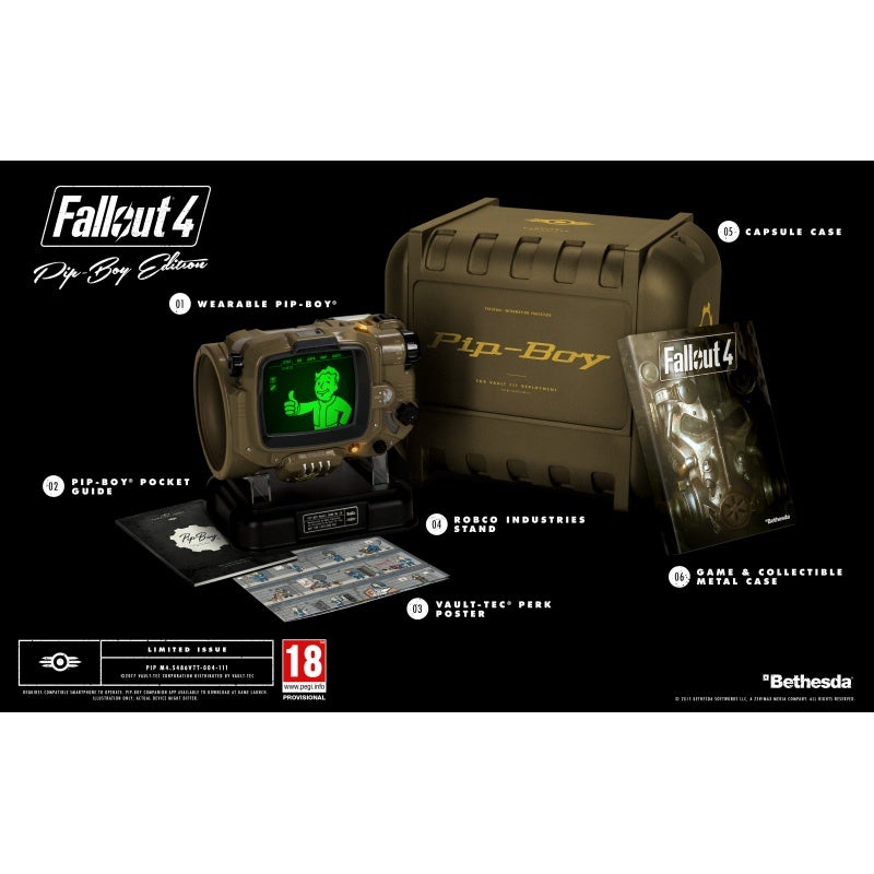 Fallout 4's £100 Pip-Boy Edition includes an actual Pip-Boy 