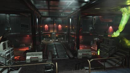 An abandoned Enclave lab in Fallout 76's Gleaming Depths raid.