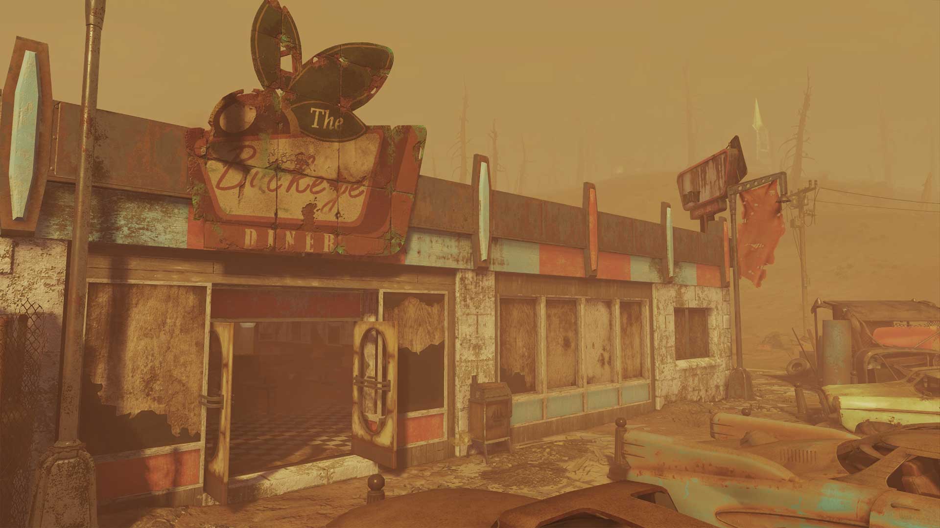 The Buckeye Diner in Fallout 76's Burning Springs expansion