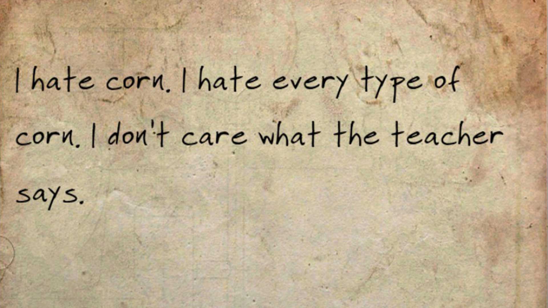 A note left by a robot tour guide