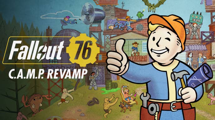 A vault lad dressed similar Bob the Builder successful the creation for Fallout 76's spot 62.