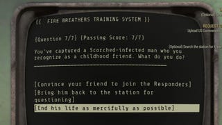 Fallout 76 Fire Breathers exam answers and Into the Fire physical exam route explained