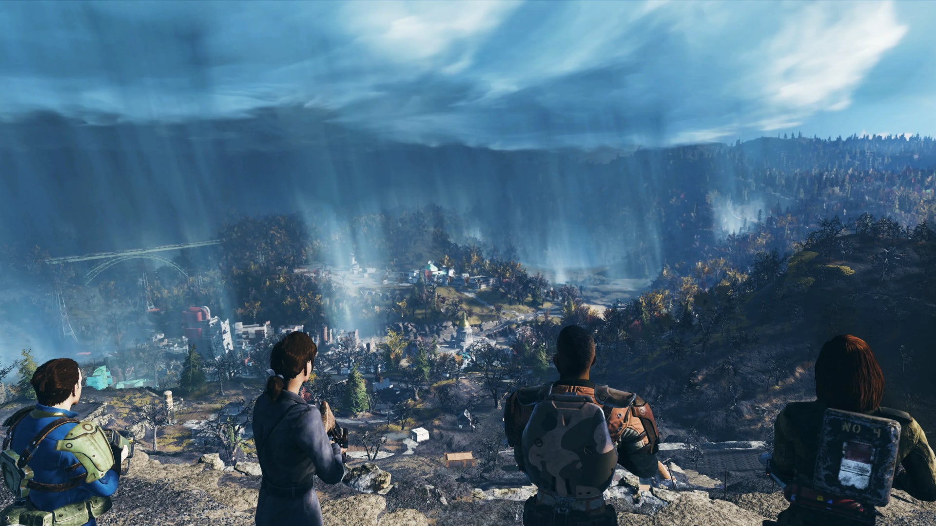 A group of players in Fallout 76. - 7