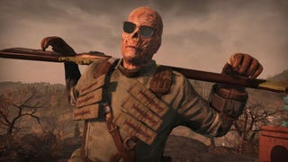 A player ghoul in Fallout 76.