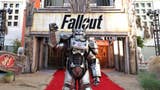 Photo from the Fallout premiere in LA showing a person dressed as a Brotherhood of Steel member
