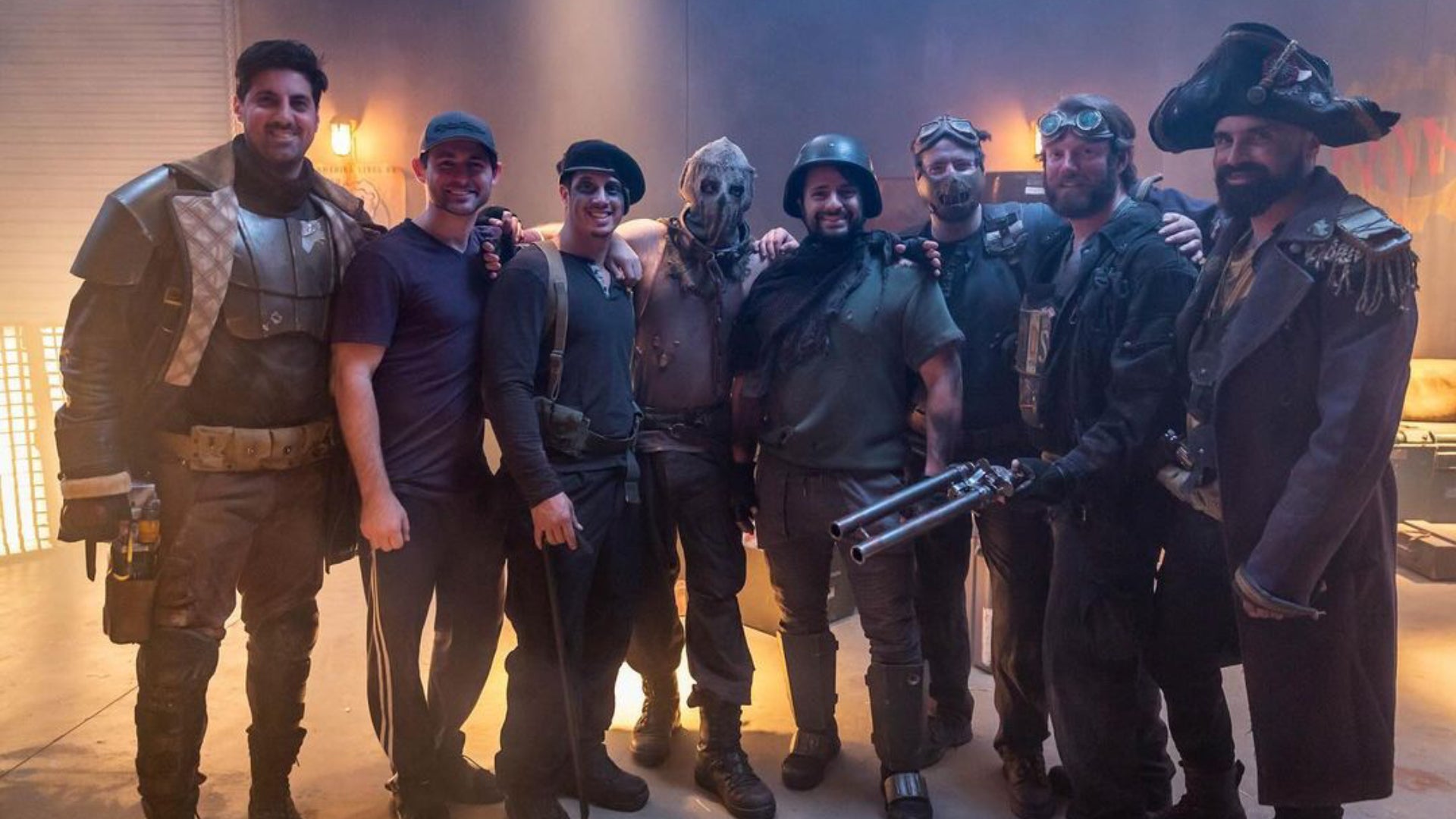 Some members of Fallout: Deadweight's cast and crew on set. - 4