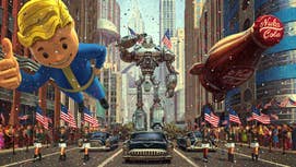 A Fallout-themed pre-war parade.