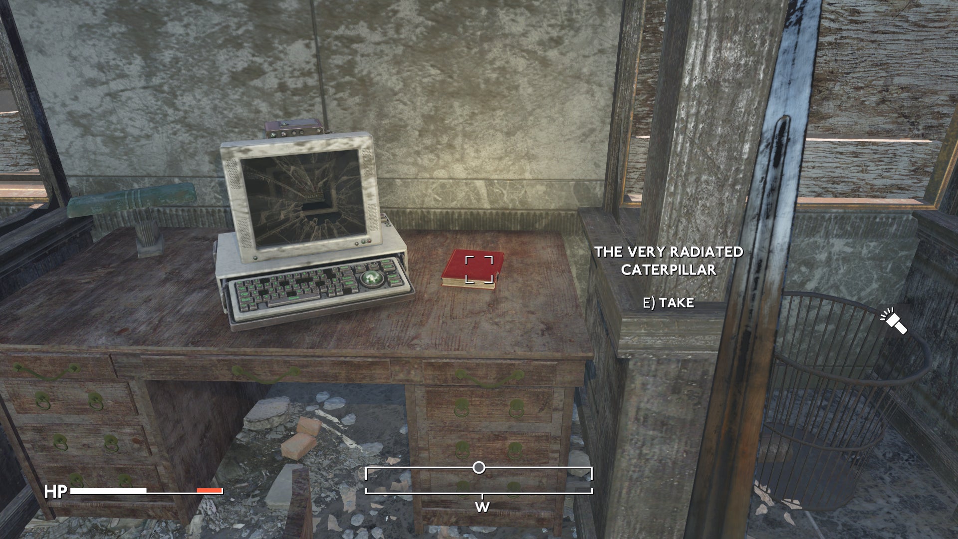 One of Syd's books next to a computer in Churchill Library in Fallout: London. - 7