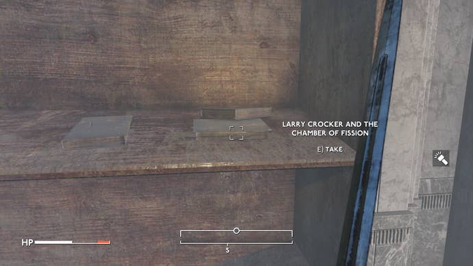 One of Syd's books in Churchill Library in Fallout: London.