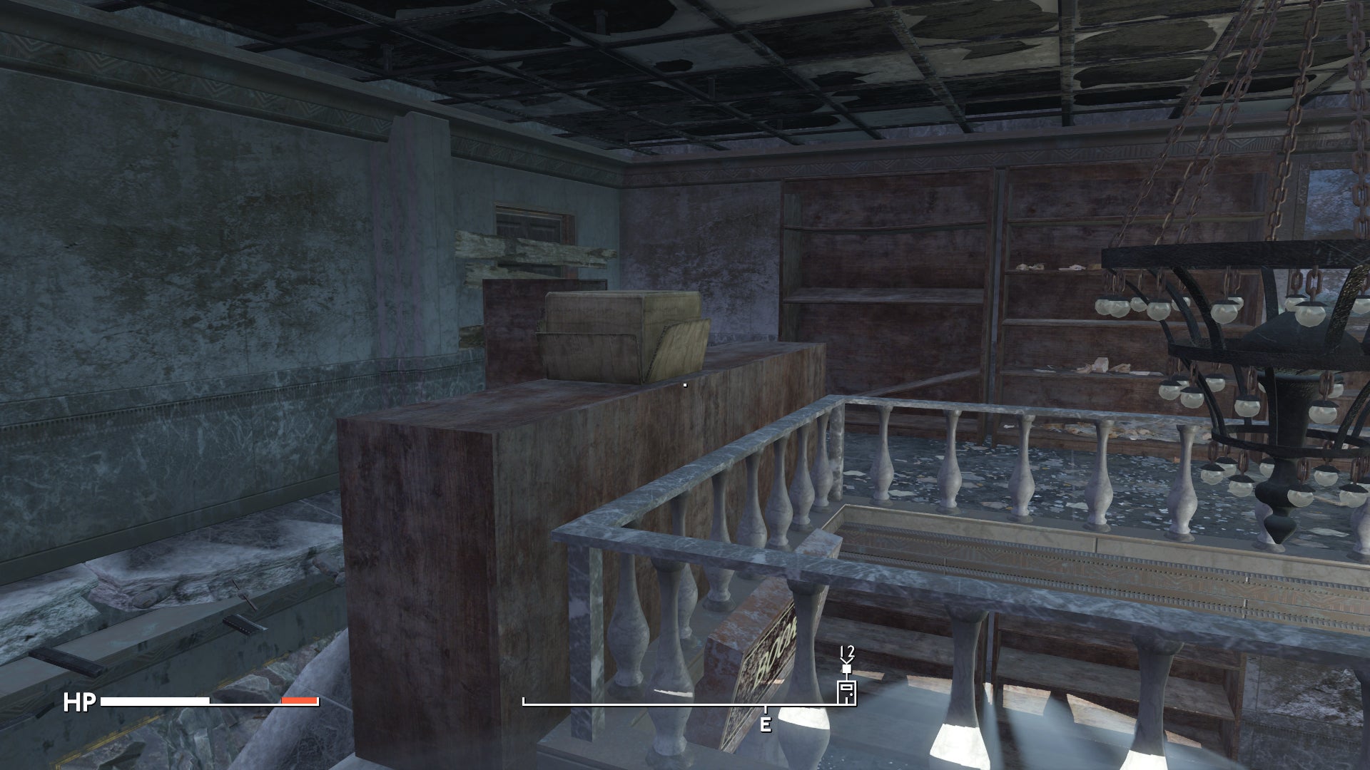 The cardboard box hiding the Dove's Dilemma book in Fallout: London. - 9