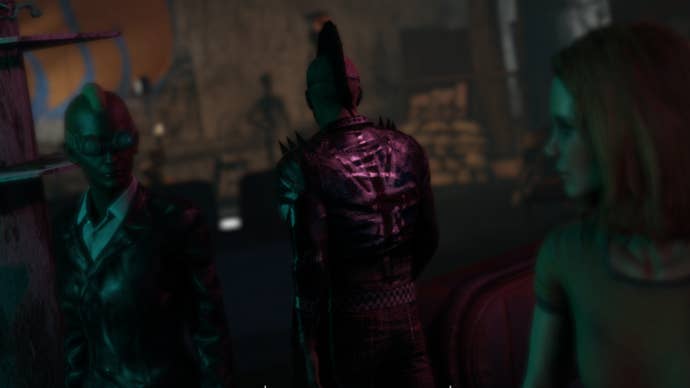 Some punks in Fallout: London.