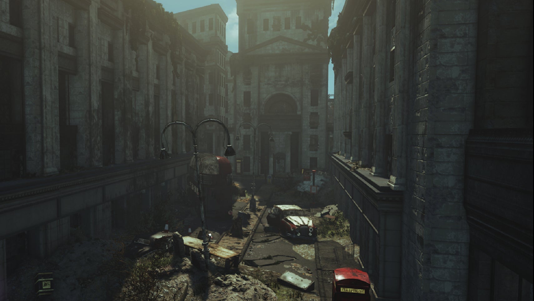 A street in Fallout: London. - 1