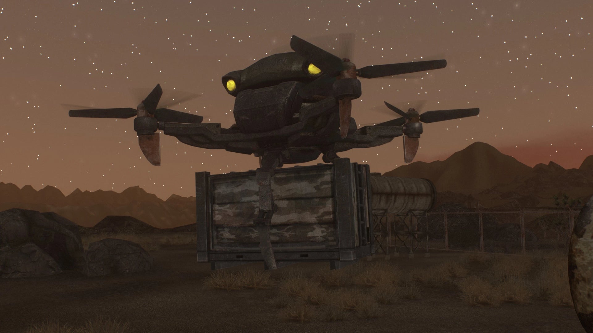 rockpapershotgun.com - Mark Warren - Fallout: New Vegas' latest modathon has flying robots, evolving gear, and cheeky waving in its pockets
