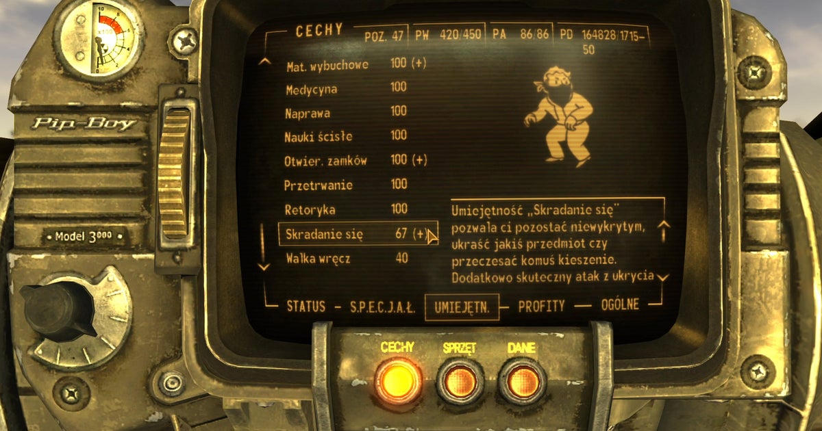 Fallout New Vegas Angielskie Nazwy Umiejętności