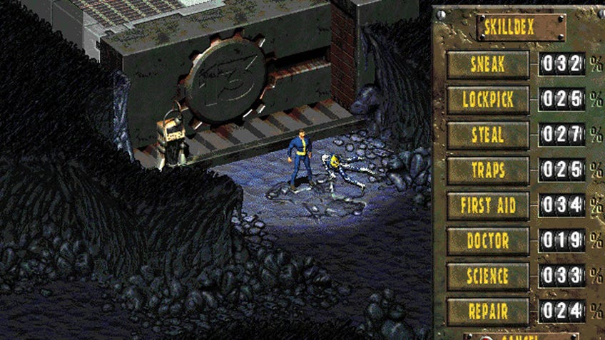 Screenshot from Fallout 1.