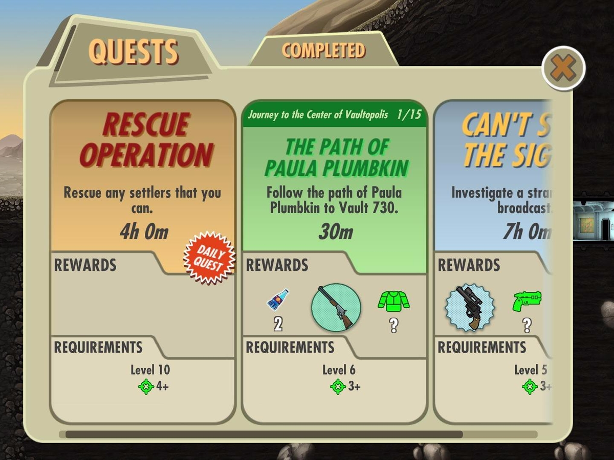 Fallout Shelter - Quests, Combat Tips, Daily Quests and rewards