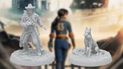 Fallout TV series miniatures let you explore the wasteland as a tiny ghoul Walton Goggins and a limb-chewing dog