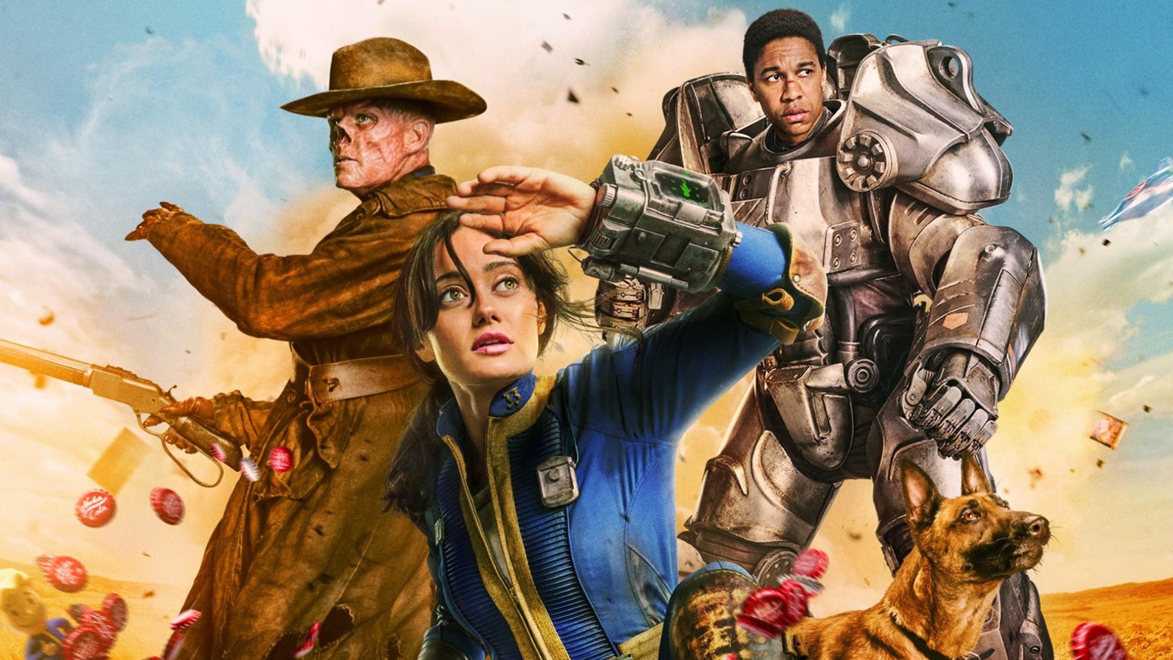 The three main characters of Amazon's Fallout TV Show. - 1