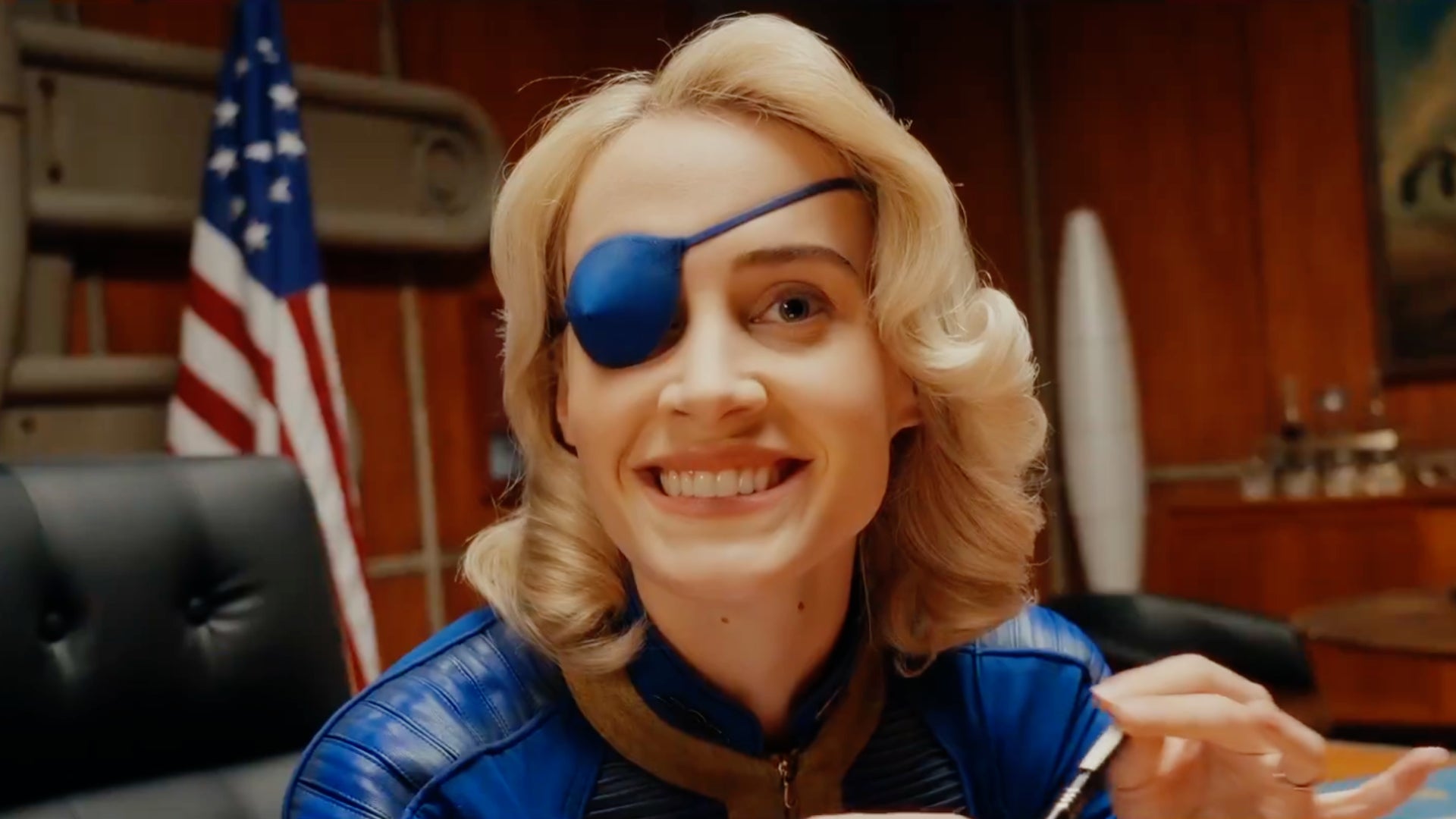 Overseer Steph Harper in The Fallout TV Show season 2.