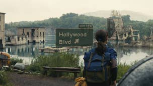 Lucy travelling in Amazon's Fallout TV Show.