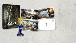 The UK exclusive Fallout 4 Steelbook and postcard set is only available at GAME