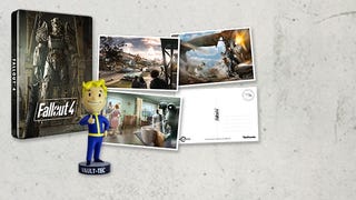 The UK exclusive Fallout 4 Steelbook and postcard set is only available at GAME