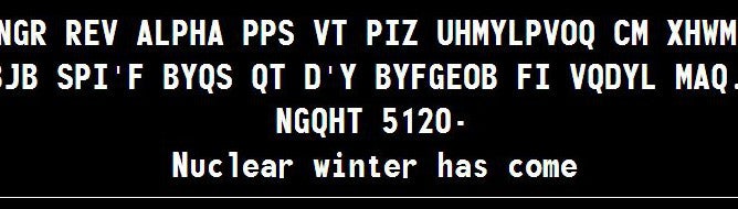 Fallout 4 teaser site updated with gibberish, says "Nuclear Winter has come"