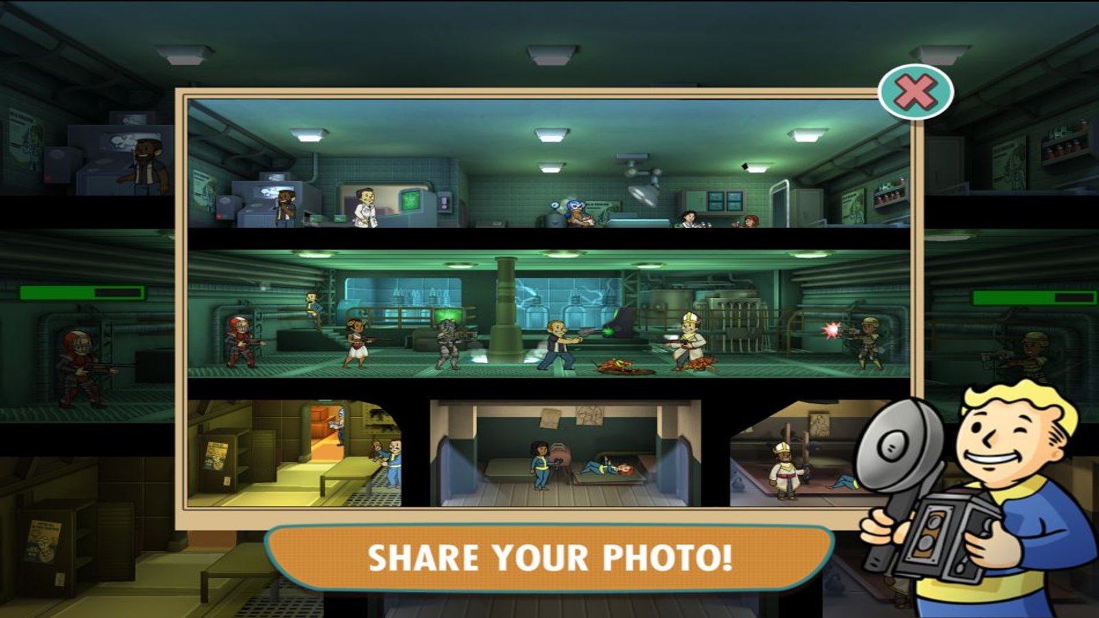 Скриншоты Fallout Shelter - всего картинок из игры