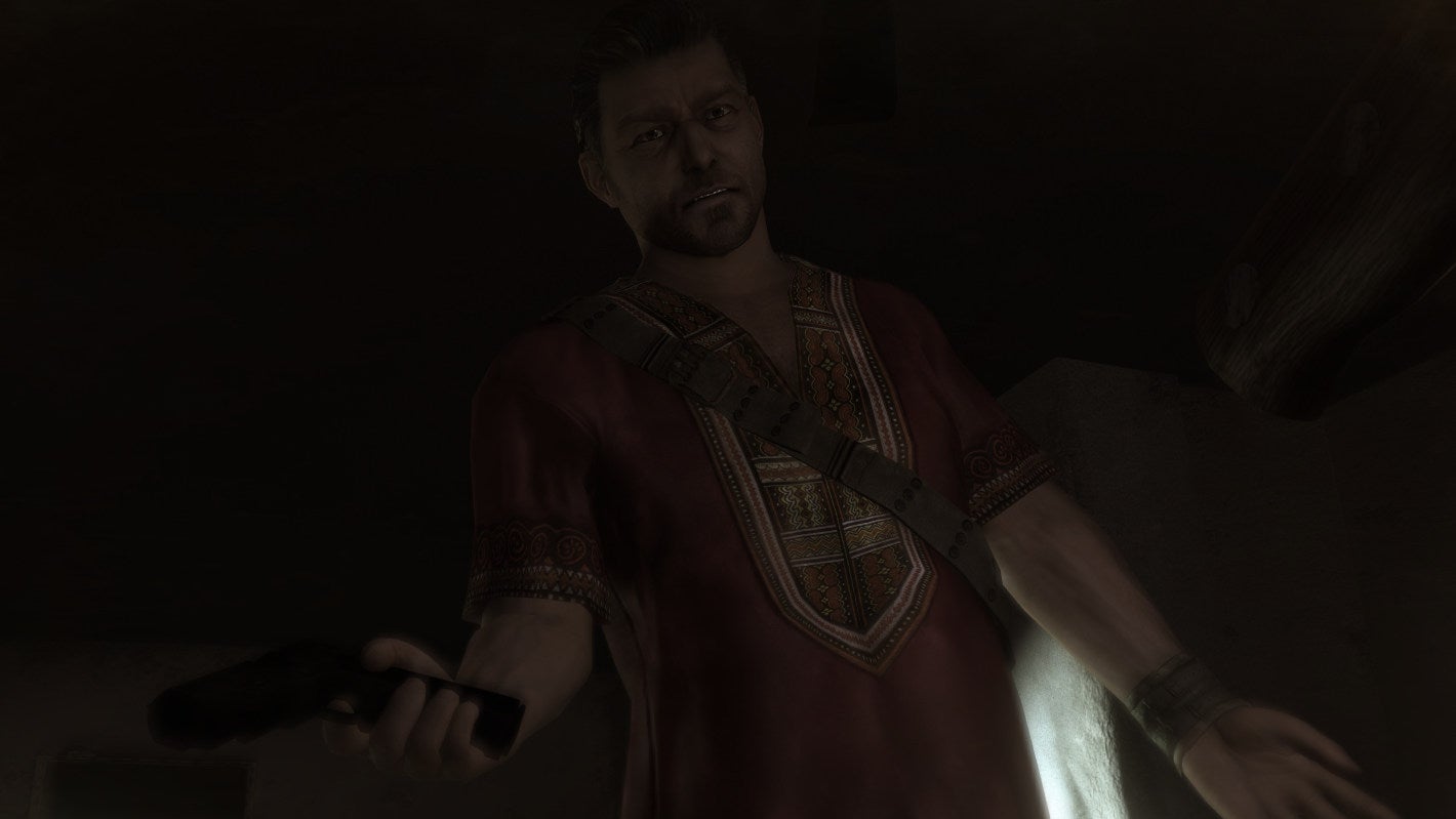 Meeting the Jackal in a Fary Cry 2 screenshot.