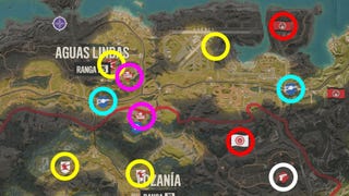 Far Cry 6 - cele wojskowe: mapa Madrugada