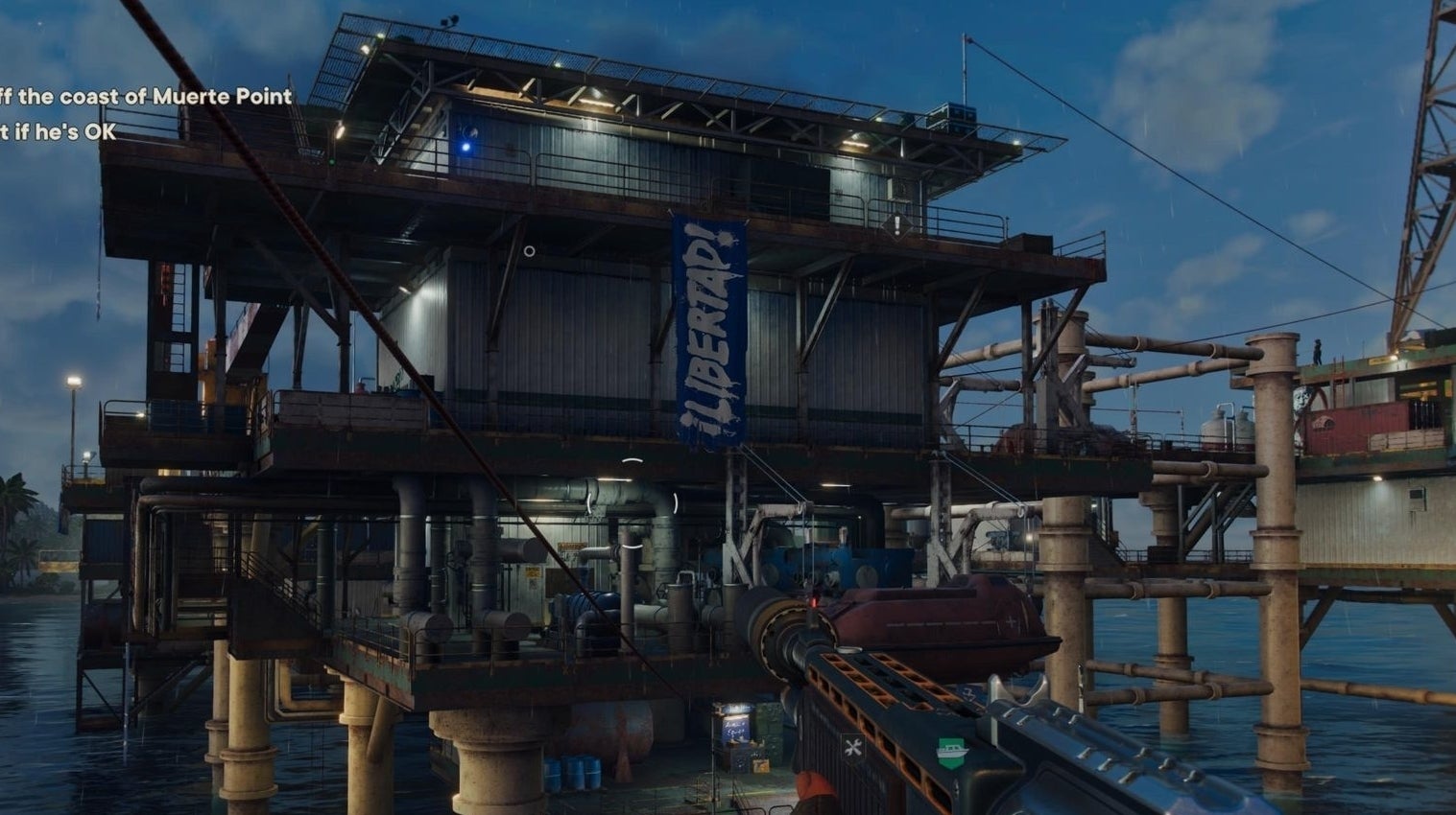 Far Cry 6 GDP Oil Platform location and how to get oil platform gun