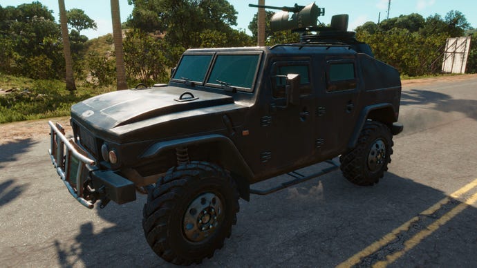 A screenshot of Yami’s 2008 KAG TG Ride in Far Cry 6.